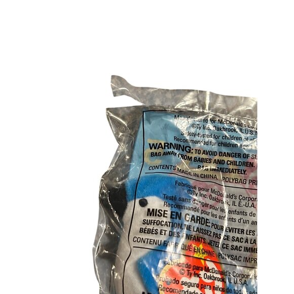Ty McDonalds Beanie Baby Rocket The Blue Jay Toy Animal 1999 Sealed Polybag Coll - Picture 2 of 4